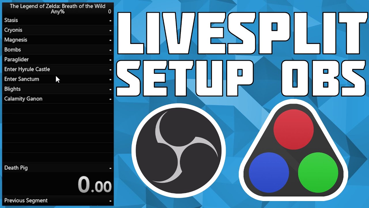 Add a SpeedRun Timer to OBS! Live Split Setup and Install Tutorial!