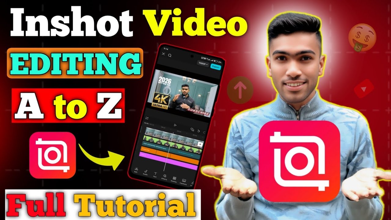 Inshot Video Editing Full Course।মোবাইল দিয়ে ভিডিও এডিট।Inshot app se video edit kaise karen।Bangla