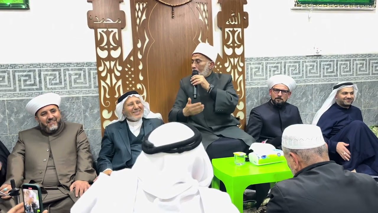 زيارة الشيخ الدكتور يسري رشدي السيد جبر الى تكية ابو خمرة الرفاعية ( الجزء الثالث)