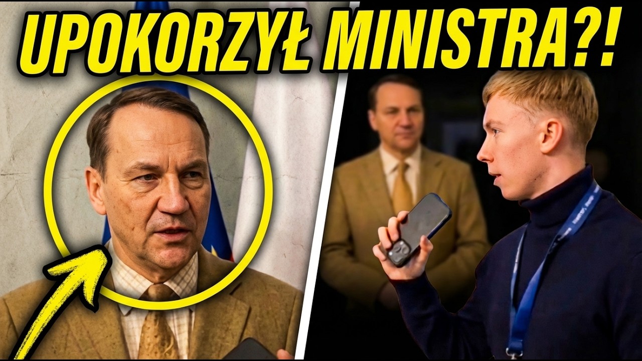 Ten WYWIAD Kończy Karierę Sikorskiego?! Młody Dziennikarz Ujawnił BRUDY Na WIZJI!