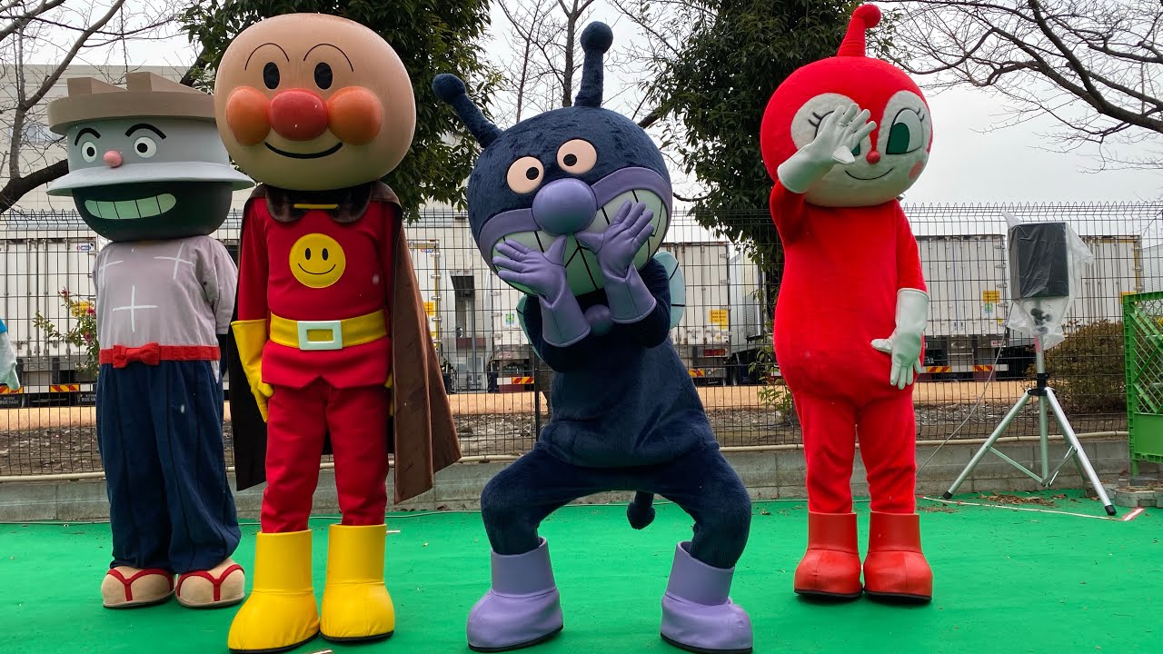 アンパンマンとデリシャス姫　どんぶりマントリオの仲良しパーティー #アンパンマン
