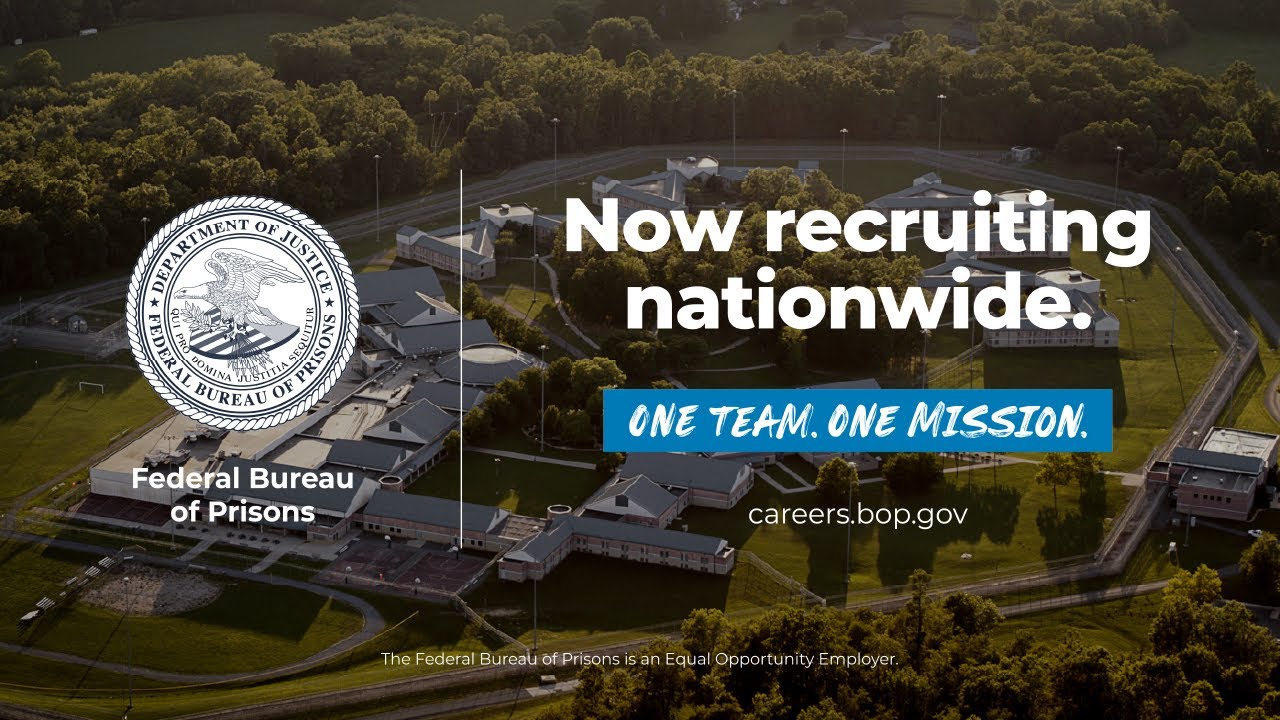 Now recruiting at the Federal Bureau of Prisons. Join us.