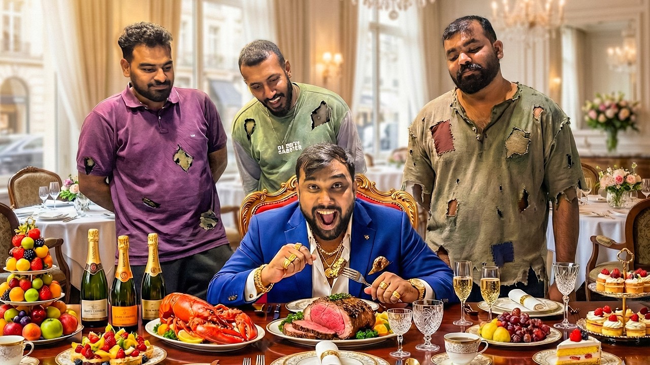 LUCKY ONE EATS🤴OTHERS JUST WATCH 🤤