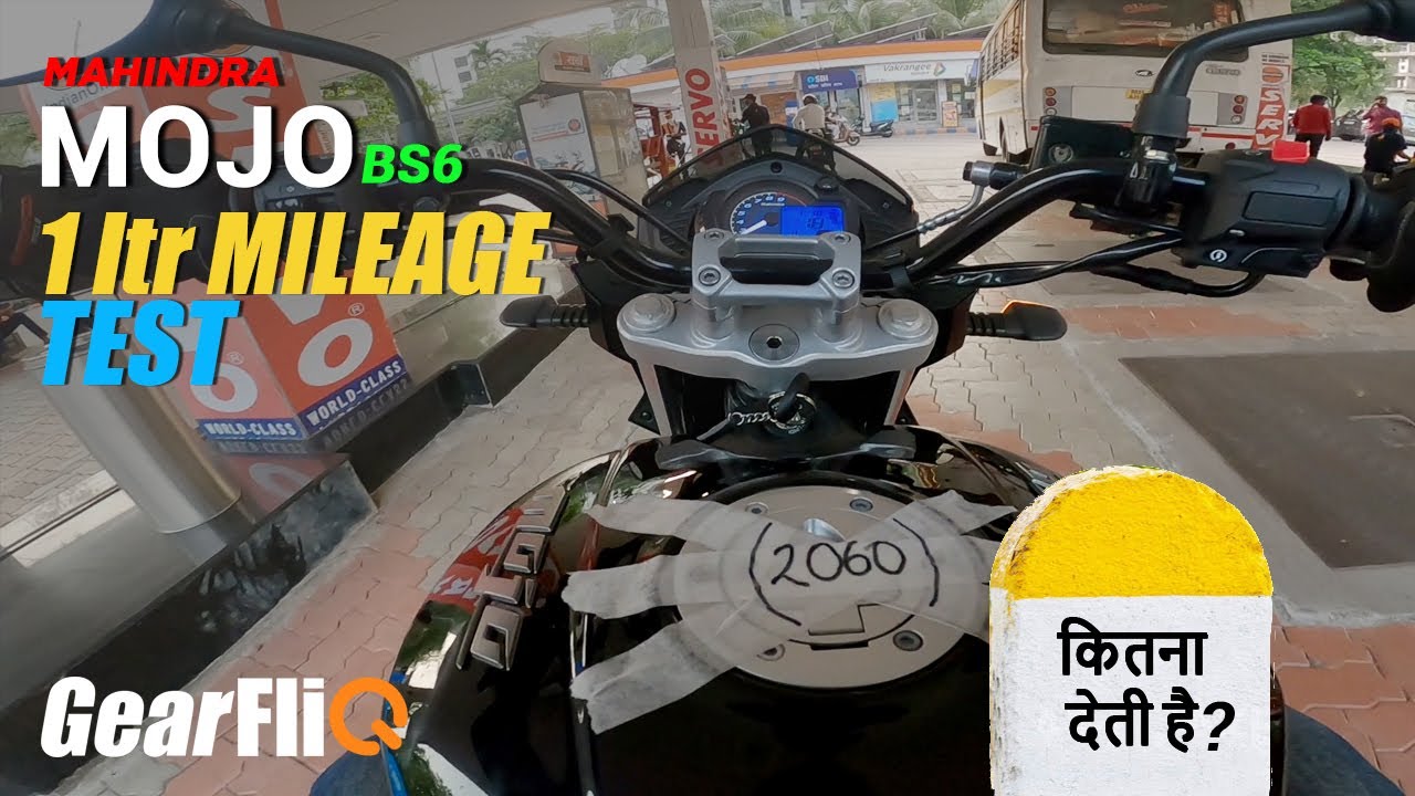 Mahindra Mojo BS6 - 1 Ltr Mileage Test | GearFliQ