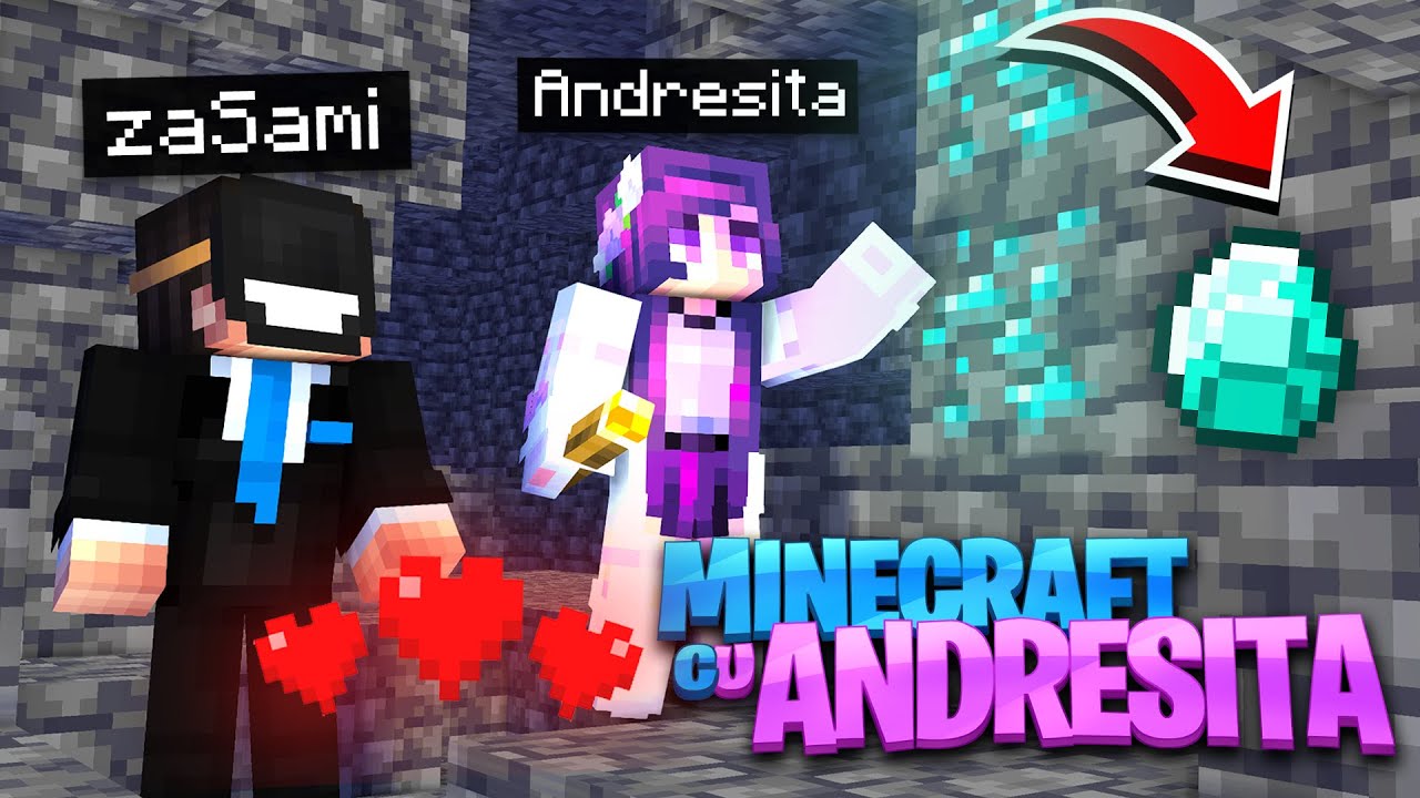MINECRAFT cu IUBITA MEA! Concurs de DIAMANTE! Cine castiga?