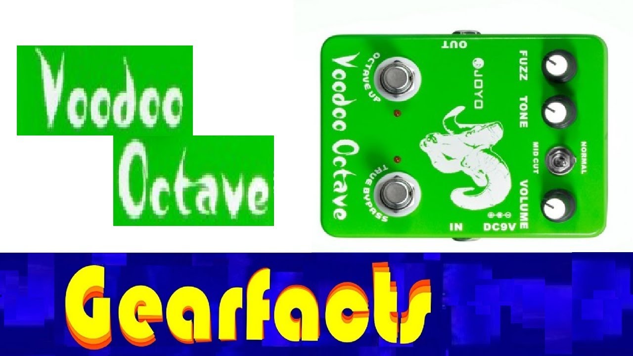 Joyo Voodoo Octave fuzz guitar pedal demo and review: Excellent!