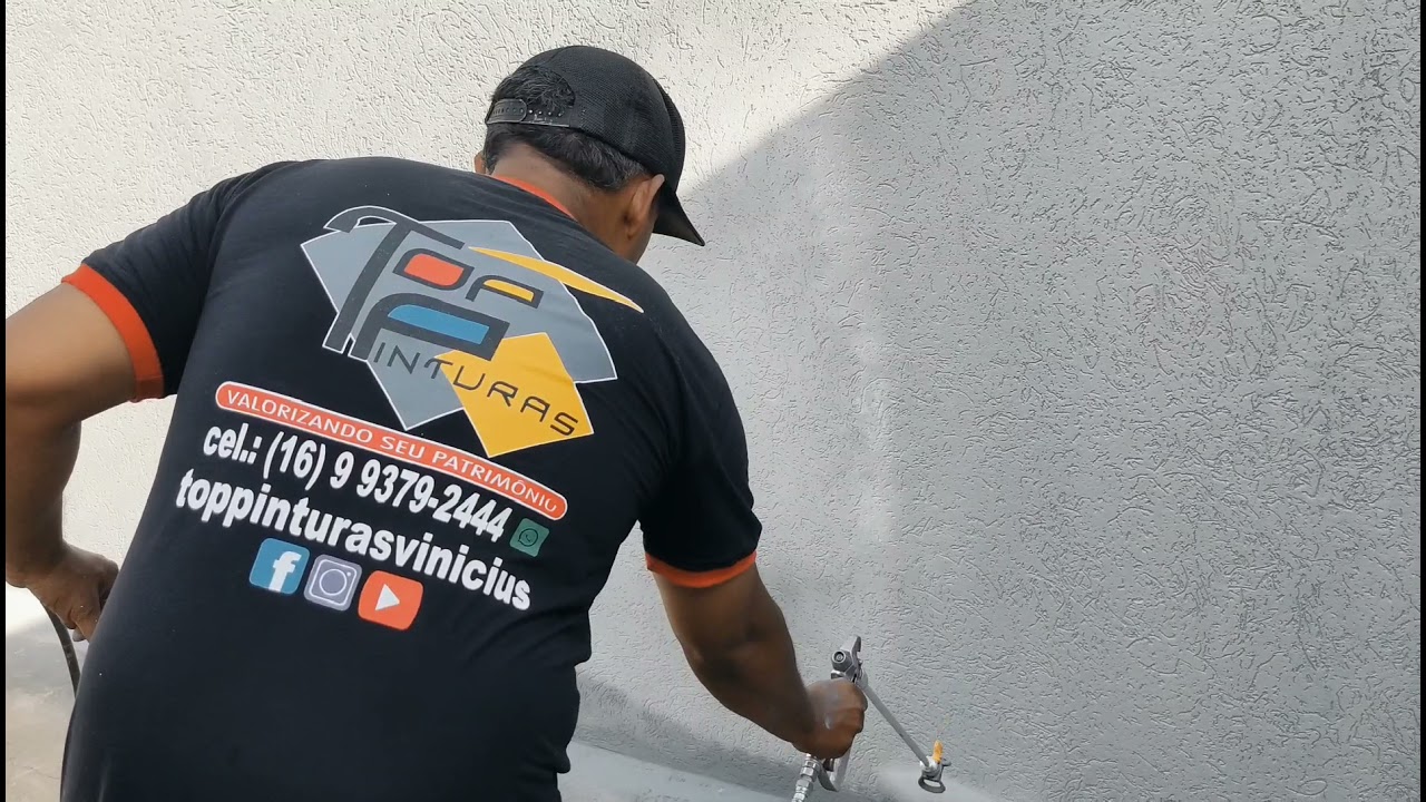 pintando grafiato airless