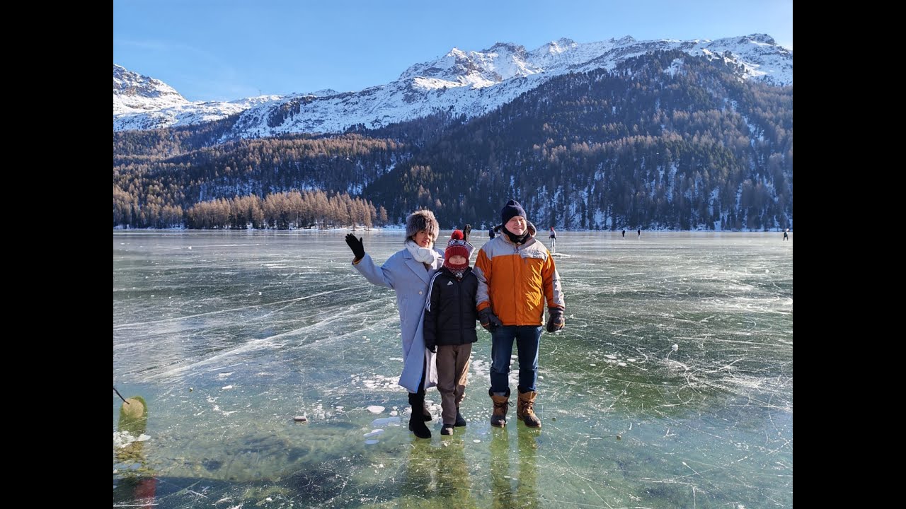 Camminando sulle acque ghiacciate di St. Moritz e Silvaplana @park4camper