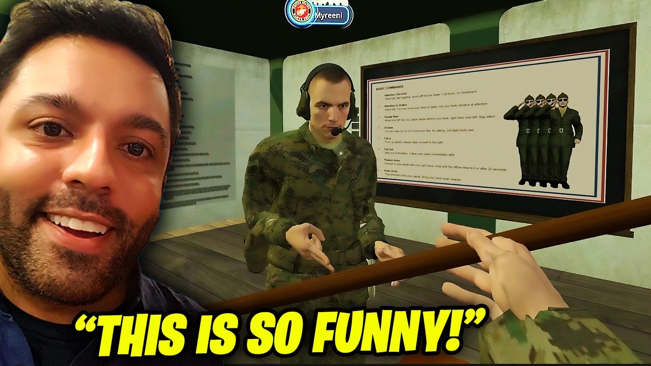 Mehdi Reacts to Bub Trolling Military Roleplayers In VR Chat! | NoPixel RP | GTA RP