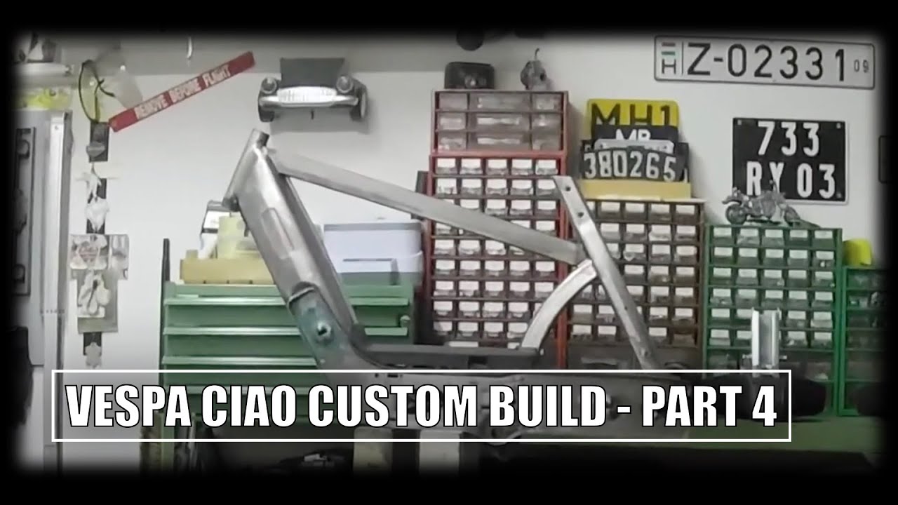 Vespa Ciao Custom Build - Part 4 - Parkstad Coatings 👍