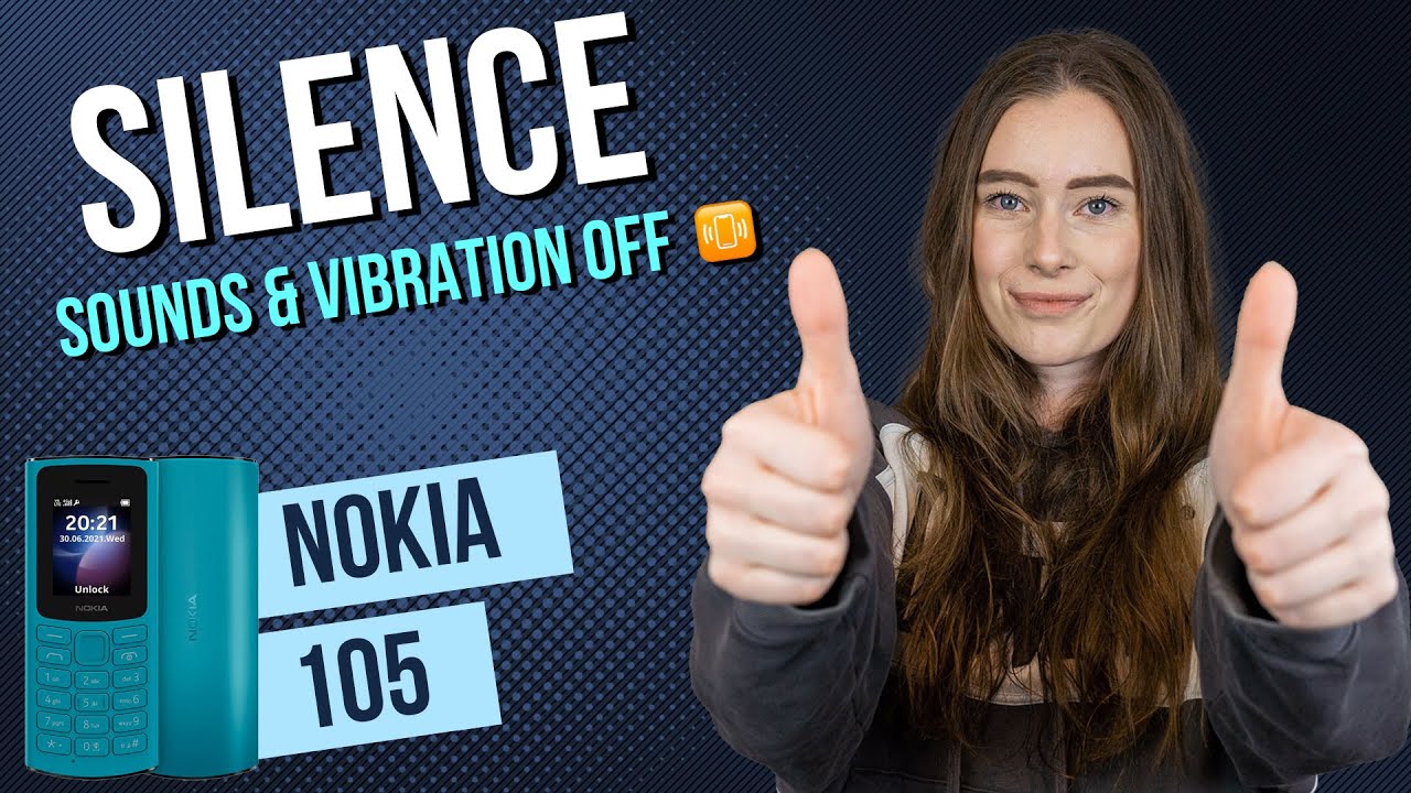 Nokia 105 -  How to turn off the sound & vibration &bull; 📱 &bull; 📳 &bull; 🤫 &bull; Tutorial
