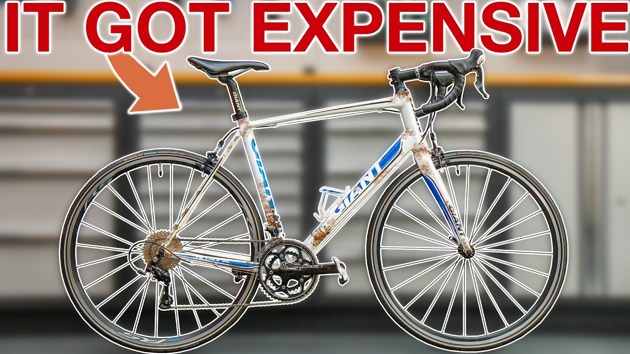 Ремонтирую этот разбитый Giant Defy! Полный комплекс услуг по трансформации мотоцикла от професси...