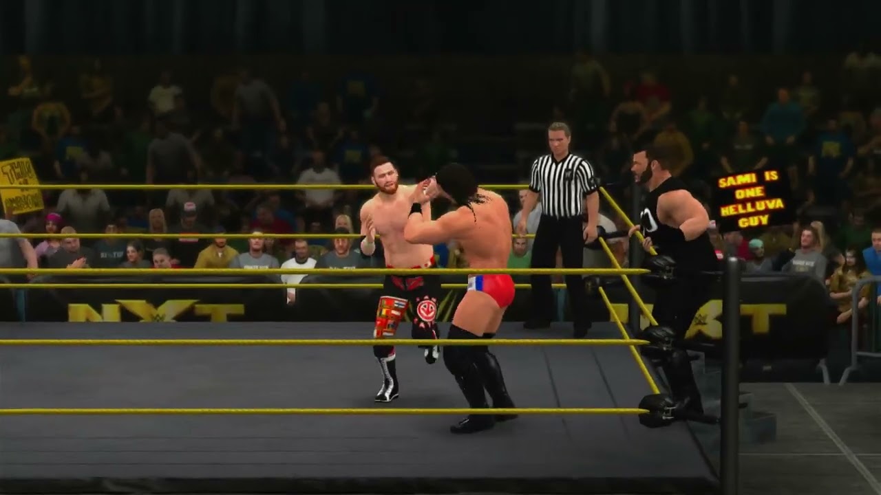 WWE 2K15 - Эдриан Невилл и Финн Балор против Сами Зейна и Кевина Оуэнса: NXT [май 2015]