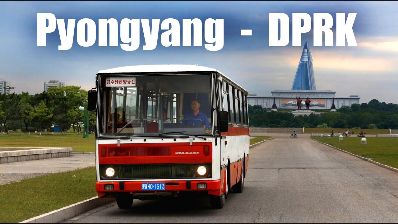PYONGYANG BUS - Fahrt im Karosa B732 (2017)