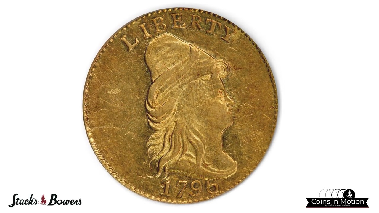 1796 Capped Bust Right Quarter Eagle. No Stars on Obverse. BD-2. Rarity-4. AU-50 (PCGS). OGH.