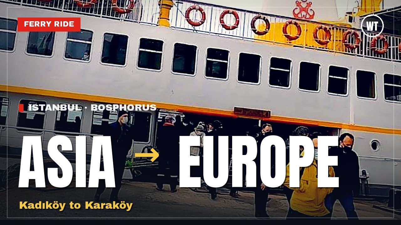 Istanbul Kadıköy - Karaköy Vapur Seferi-  Istanbul Kadıköy Karaköy Ferry Ride İstanbul Tour