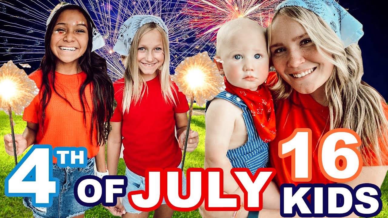 4TH OF JULY MoRNiNG ROUTINE with Large FAMILY of 18! *Don't TOUCH the FiREWORKS!!*