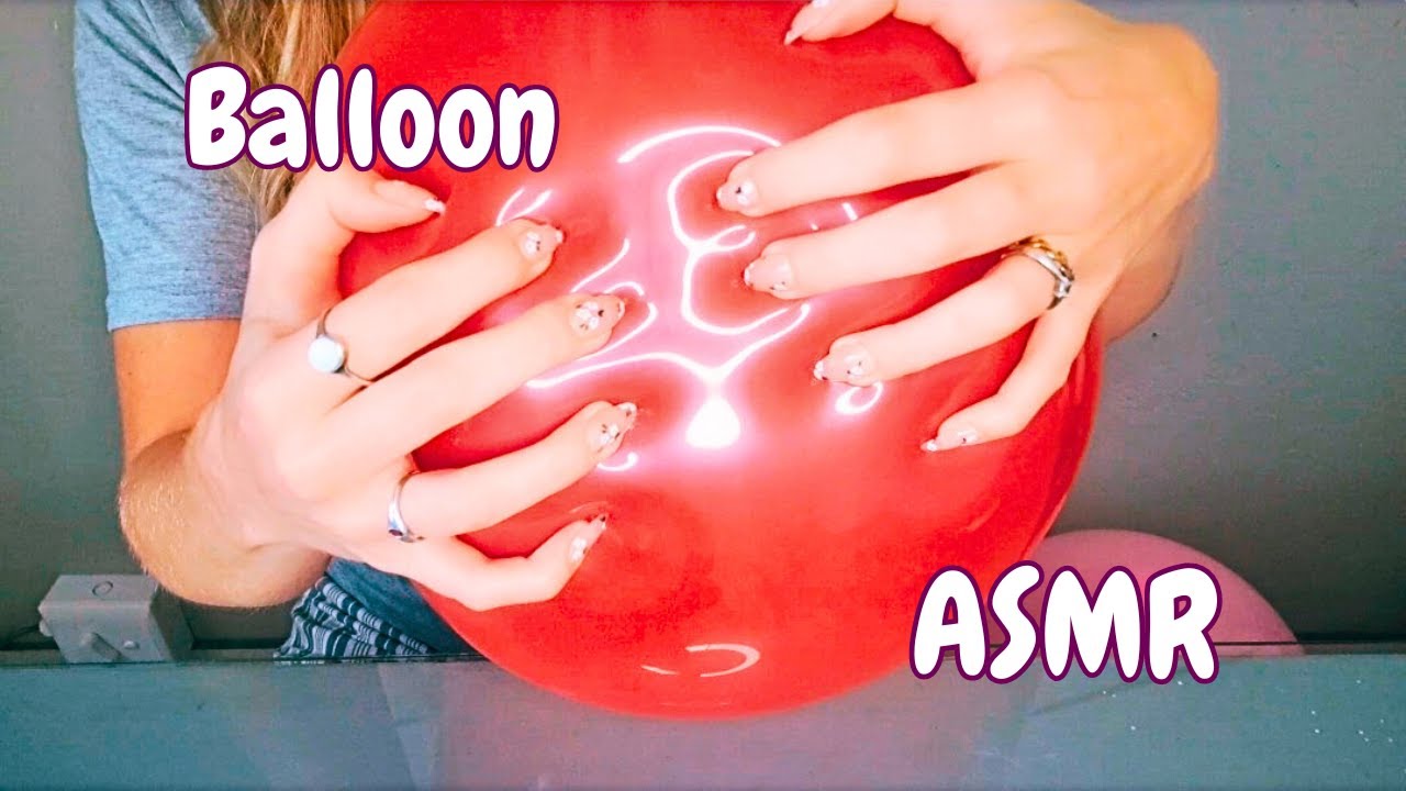 Fast and Slow Balloon Play ASMR | Tapping with Nails✨️