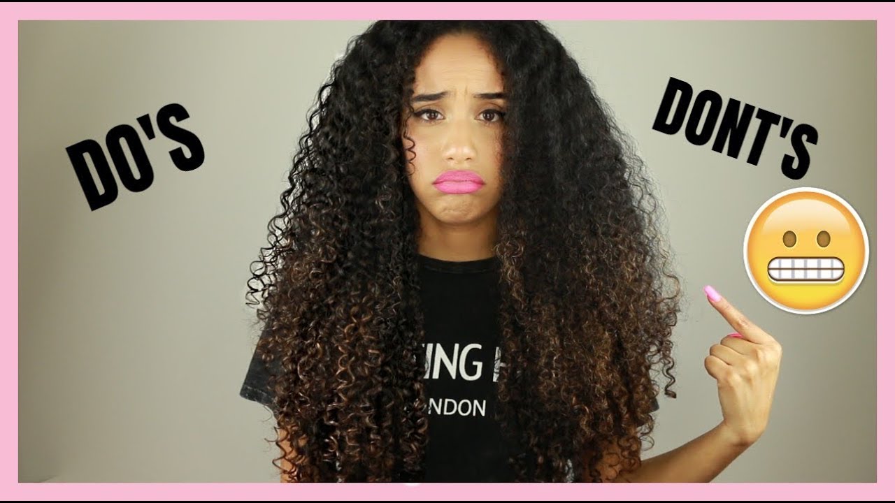 Curly Hair Do's and Don'ts // STYLING Mistakes to AVOID!