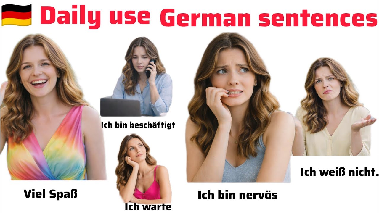 Daily use German sentences || Basic German sentences|| German learning 
