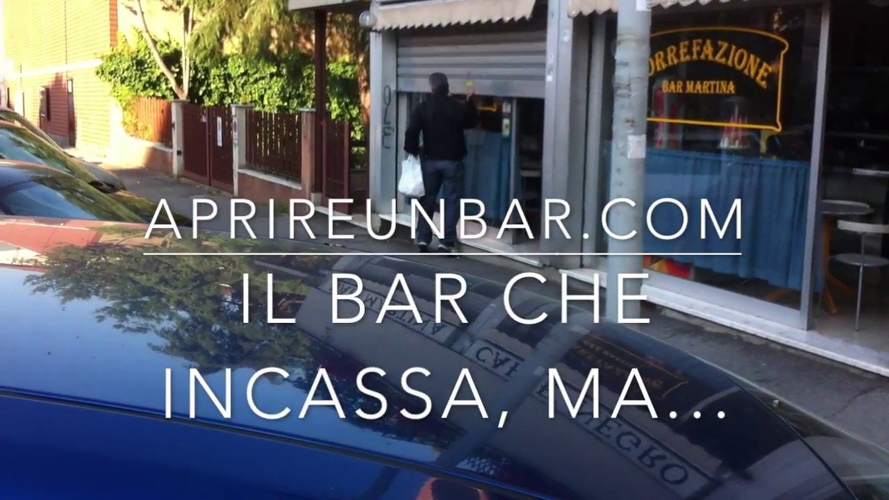 Il bar che incassa, ma non produce utili...