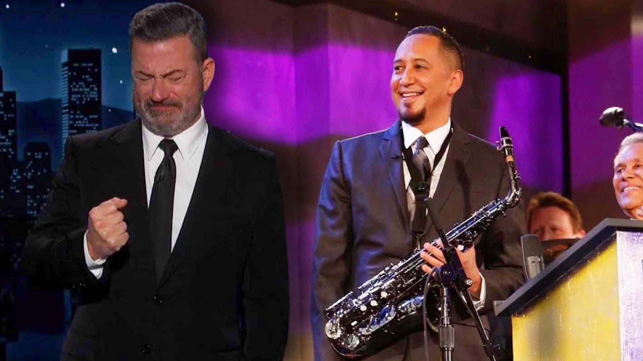 Jimmy Kimmel Honors His Friend and Band Leader, Cleto Escobedo III