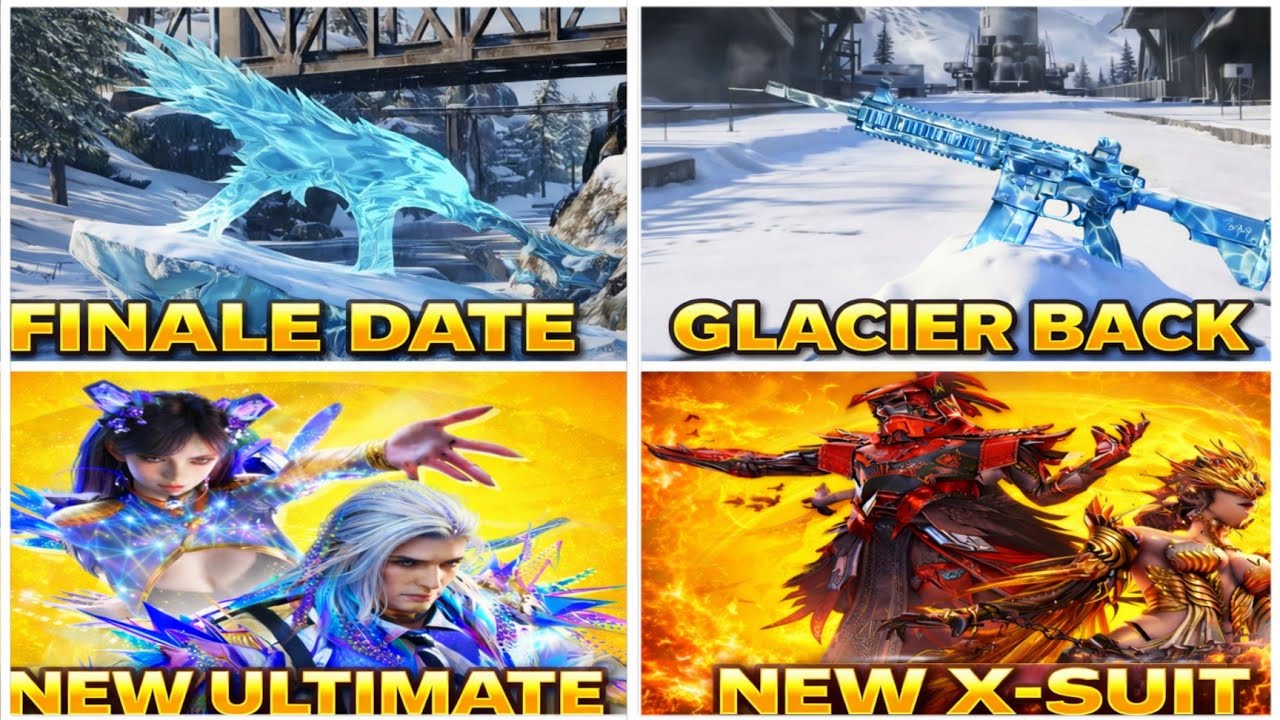 🔴 BGMI UMP FINALLE DATE M416 GLACIER FINALLE DATE NEXT ULTIMATE SET TIGER JOKER AKM NEW X-SUIT TRICK