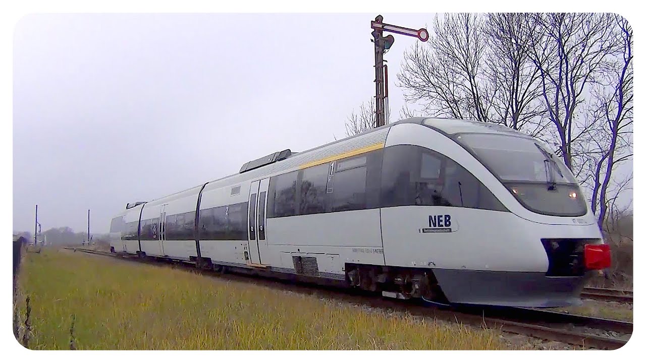 Niederbarnimer Eisenbahn NEB auf der RB25 - Bombardier Talent VT 643 622