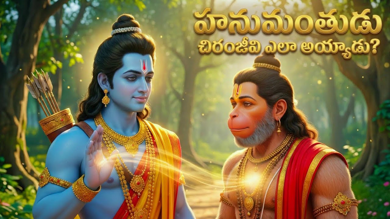 హనుమంతుడు చిరంజీవి ఎలా అయ్యాడు? | శ్రీరాముడి వరం | ఆధ్యాత్మిక సత్యం #hanuman #motivation