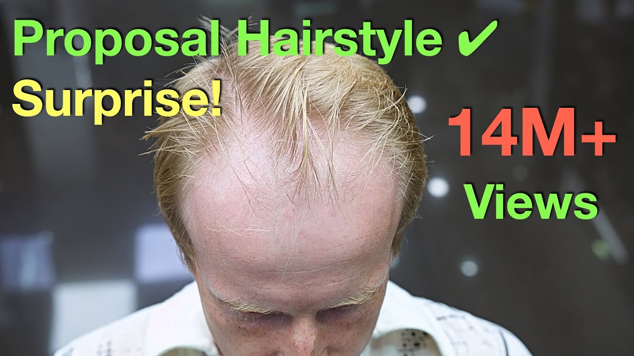 AMAZING MARRIAGE PROPOSAL - A Bald Guy's transformation into a Model! Hairstyle