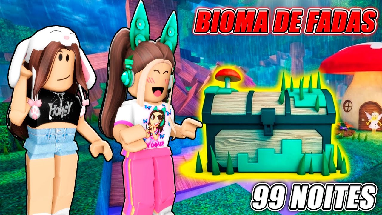 NOVO BIOMA DE FADAS EM 99 NOITES NOITES NA FLORESTA - Roblox