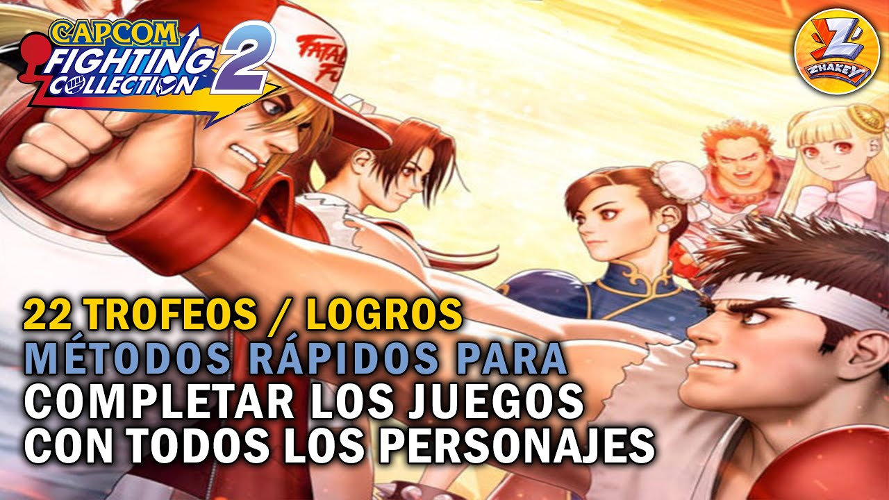 Capcom Fighting Collection 2 - MÉTODO RÁPIDO de Completar Todos los juegos con Todos los Personajes