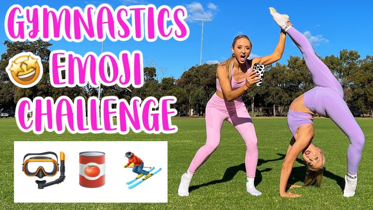 ACRO GYMNASTICS EMOJI CHALLENGE!!!