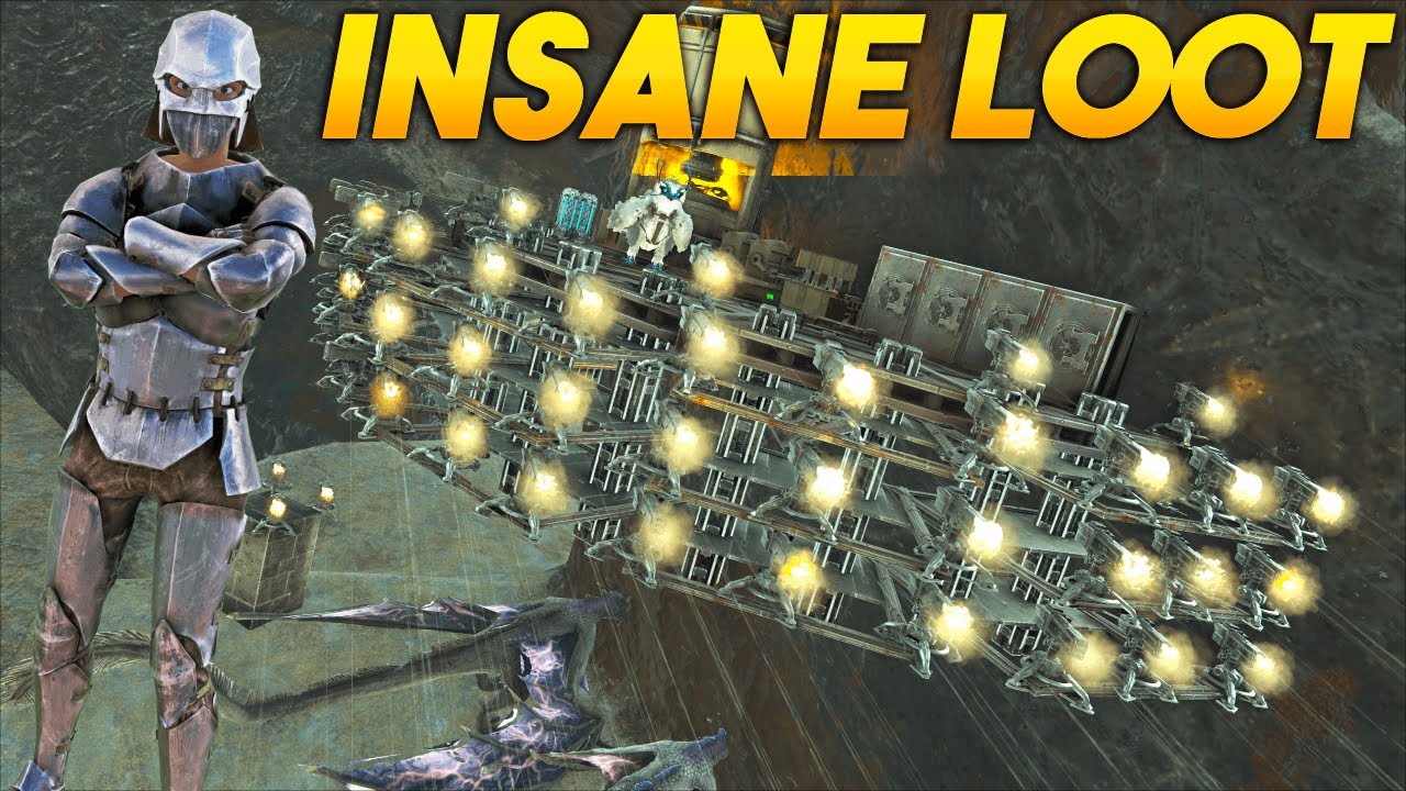 SOLO Raiding Extremely Broken Locations For Insane Loot - ARK