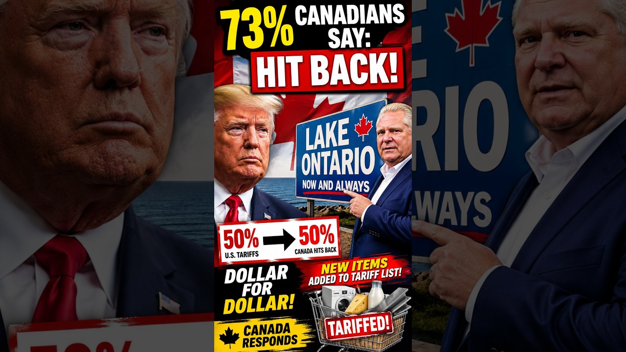 73% of Canadians Back Trump Tariff Fight &mdash; And Doug Ford Just Hit Back!