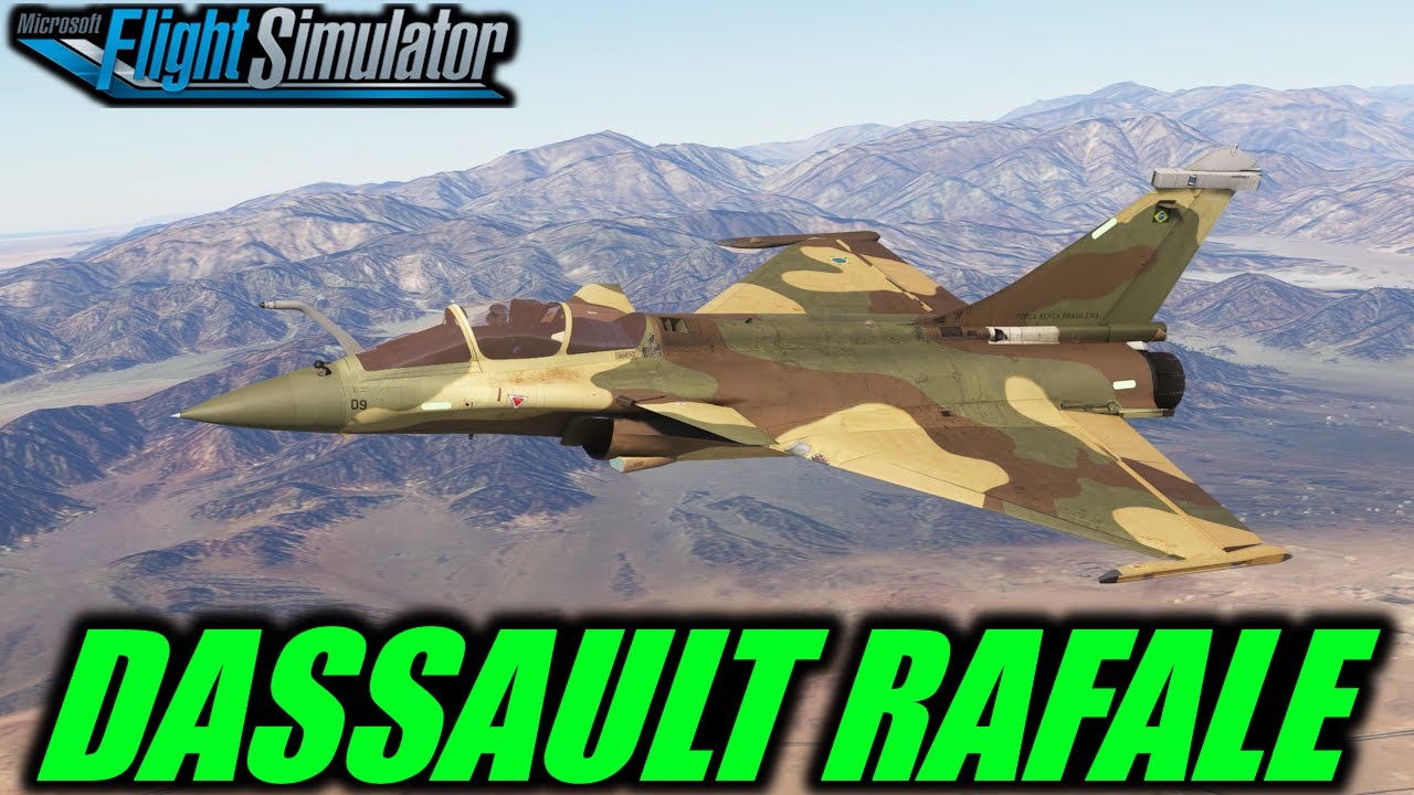 Dassault Rafale M New Freeware Test Flight in MSFS2020