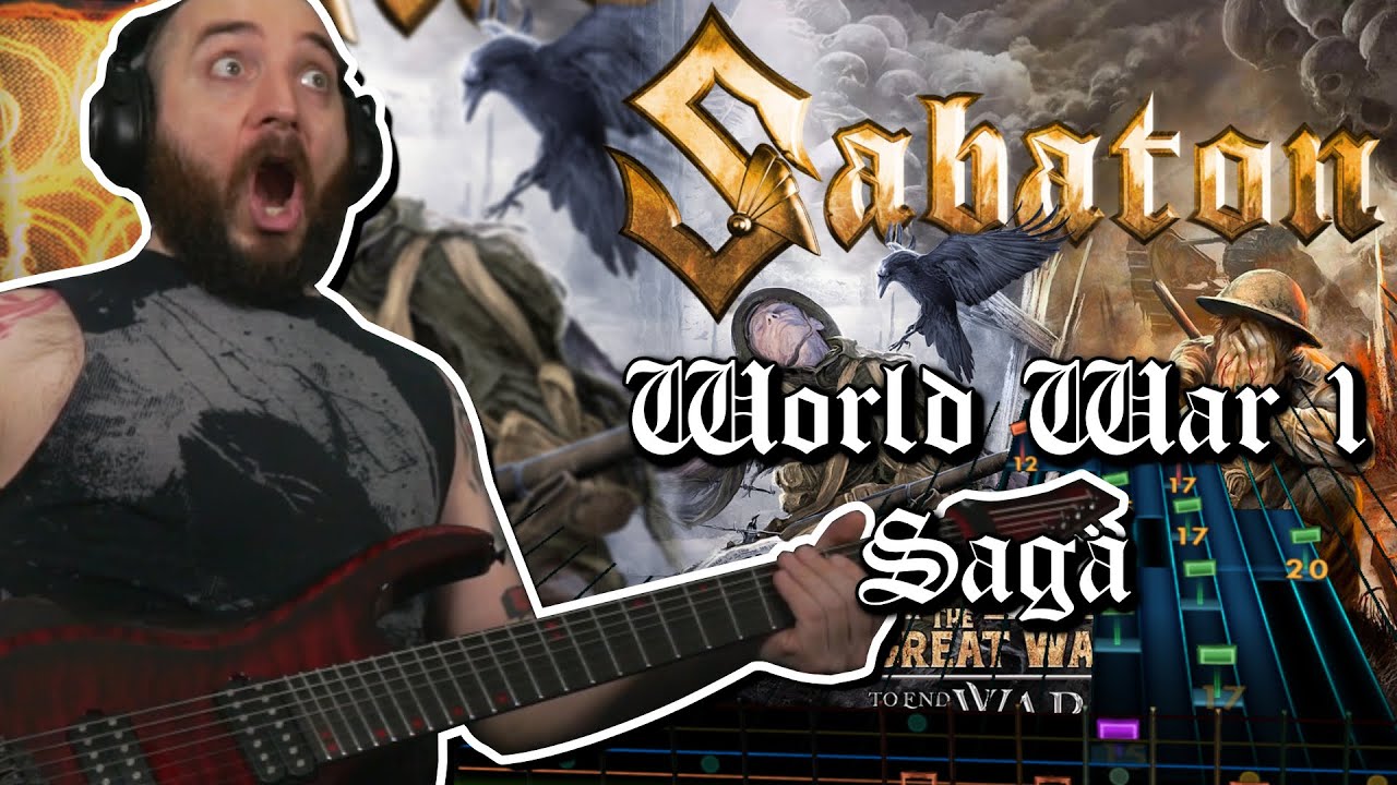 PLAYING ALL SABATON WW1 SONGS IN CHRONOLOGICAL ORDER! Lead Guitar in Rocksmith 2014