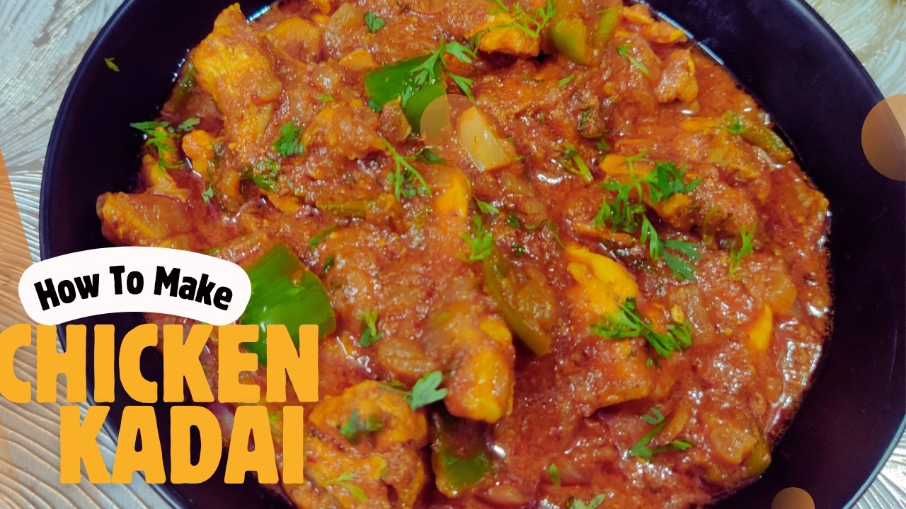Chicken kadai recipe/Simple and Quick chicken kadai/masala chicken gravy/saher special chicken kadai