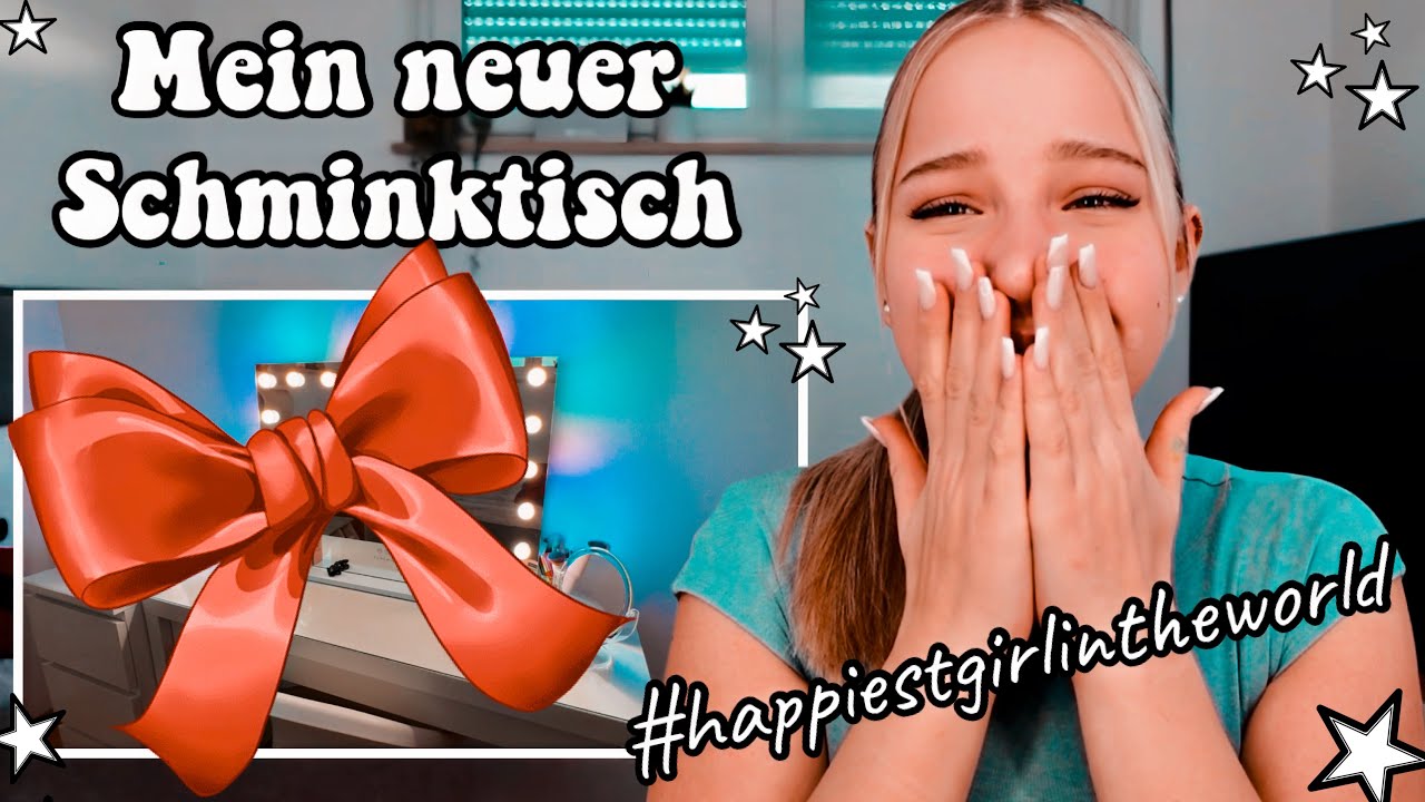 MEIN NEUER SCHMINKTISCH IST DA! 🥳  SCHMINKTISCHTOUR & HAUL 😘 HEY ISI