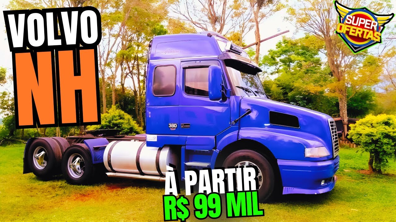 VOLVO CAVALINHO NH QUALIFICADO + CONJUNTO à PARTIR DE 99 MIL #volvonh #volvonh380 #truck