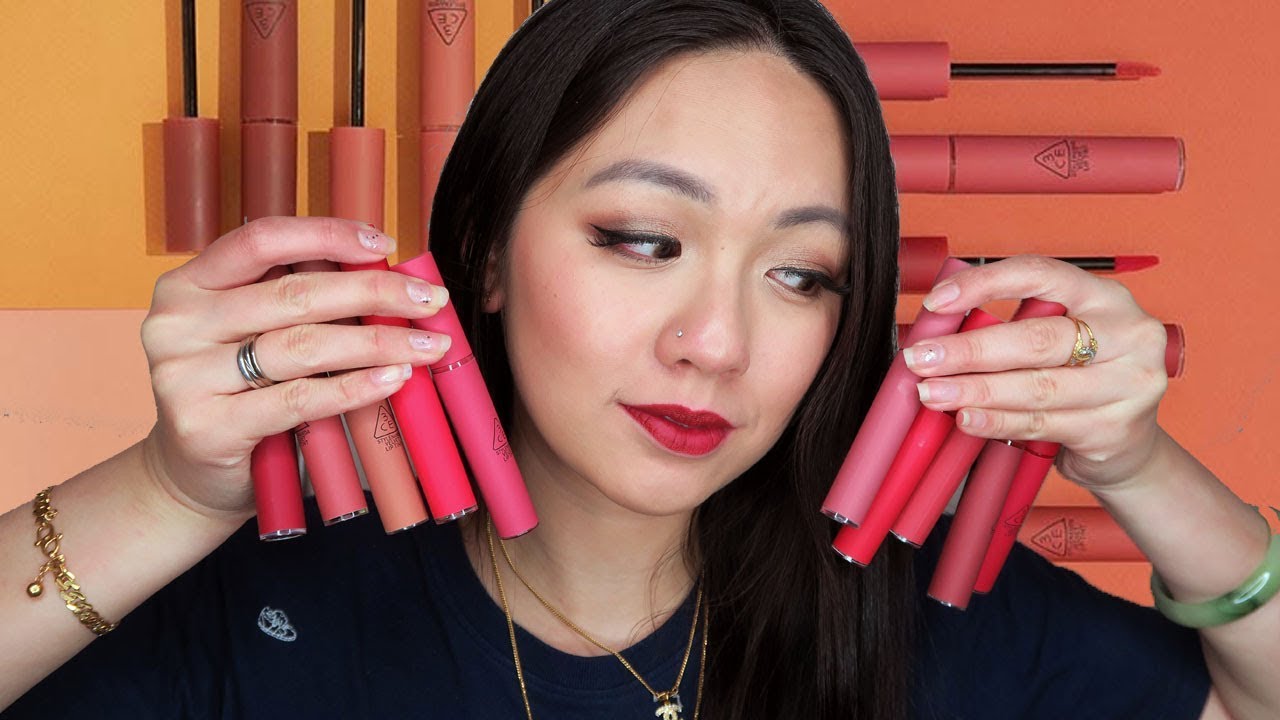 STYLENANDA 3CE VELVET LIP TINT | FULL SWATCHES & REVIEW