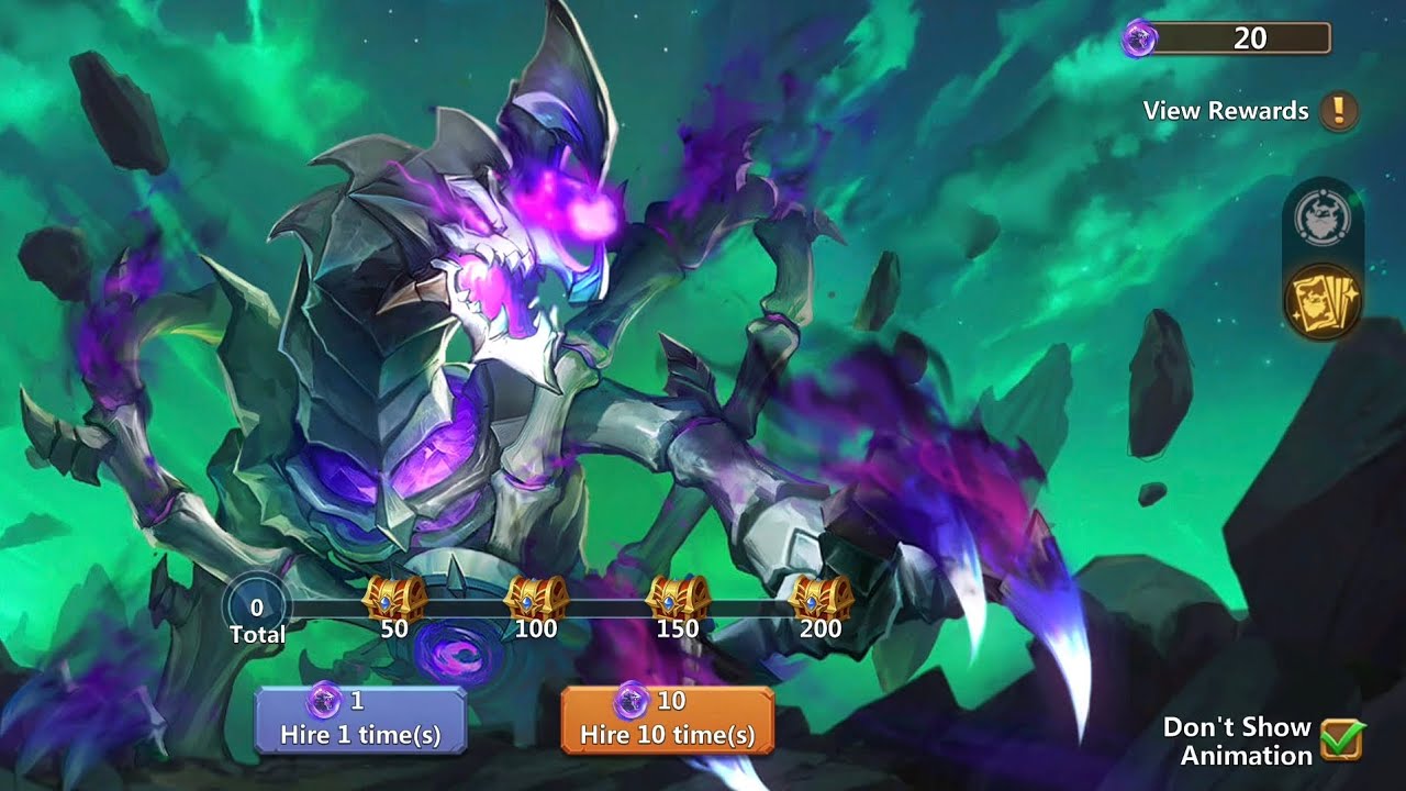 Limited Hire - Demon Dragon's Pearl - Castle Clash 