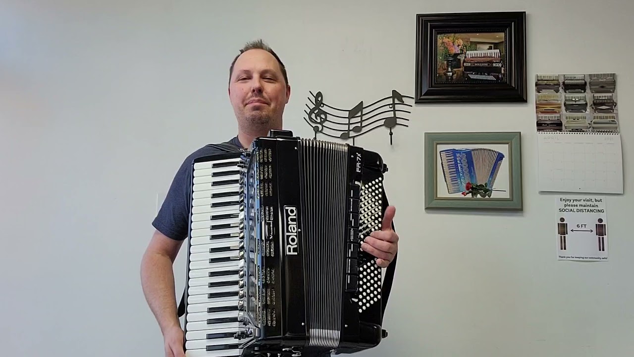 (SOLD!) - Roland FR7X digital accordion (Carnegie Accordion Company)