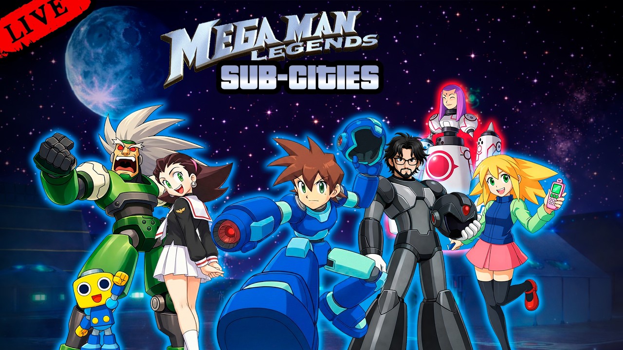 🔴Mega Man Legends (PS1) - Sub-Cities (History Stream)[Live] @ronhwt