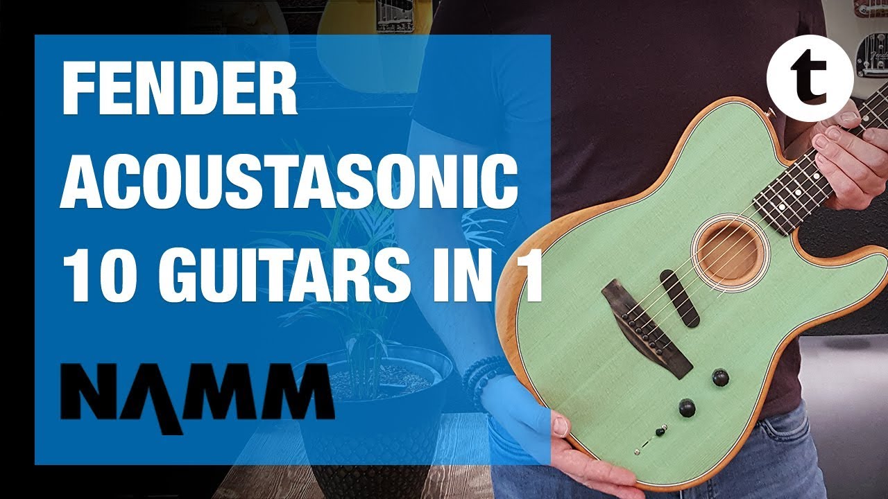 NAMM 2019 | New Fender American Acoustasonic Telecaster | Thomann
