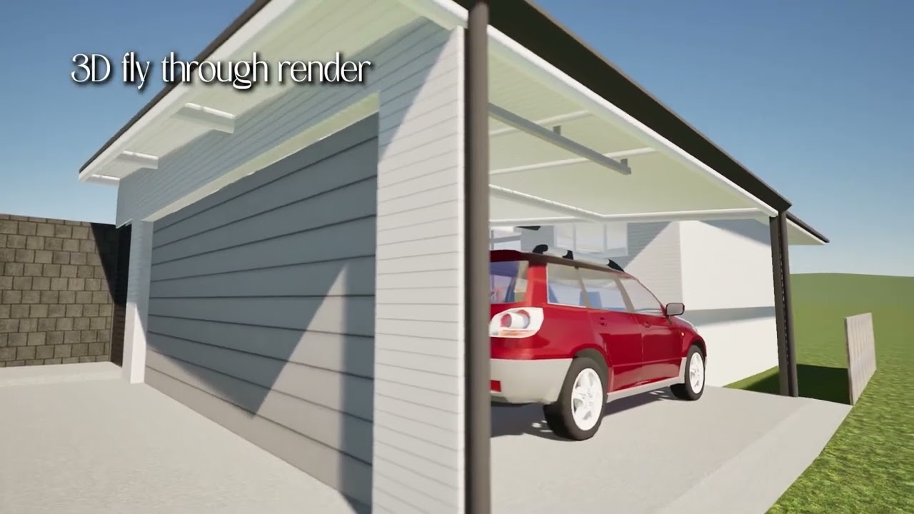 Carport, Driveway and Entrance Roof in Kenmore