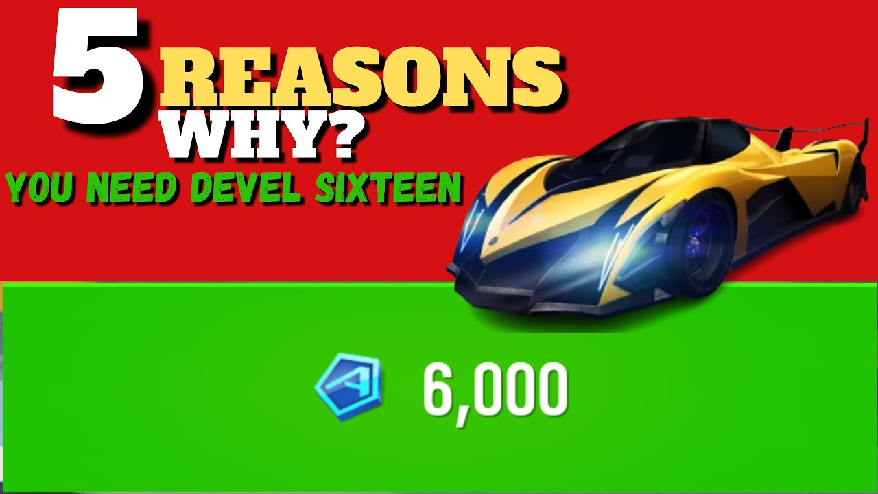 Asphalt 8 /  5 Unbeatable Reasons to Own the Devel Sixteen