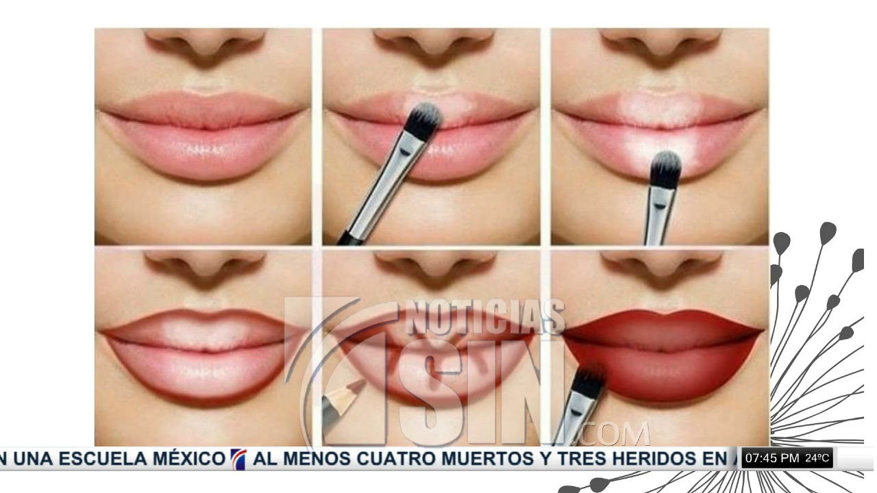 Trucos para reducir o agrandar la boca con el maquillaje
