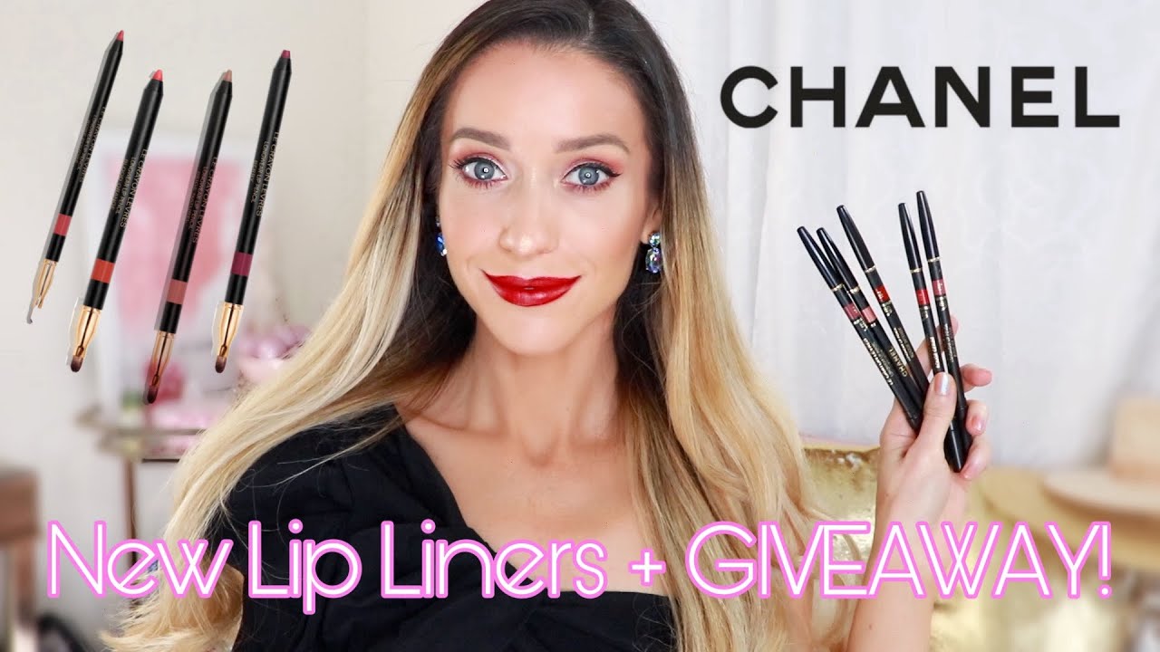 NEW CHANEL LIP LINERS REVIEW & DEMO + GIVEAWAY!!!