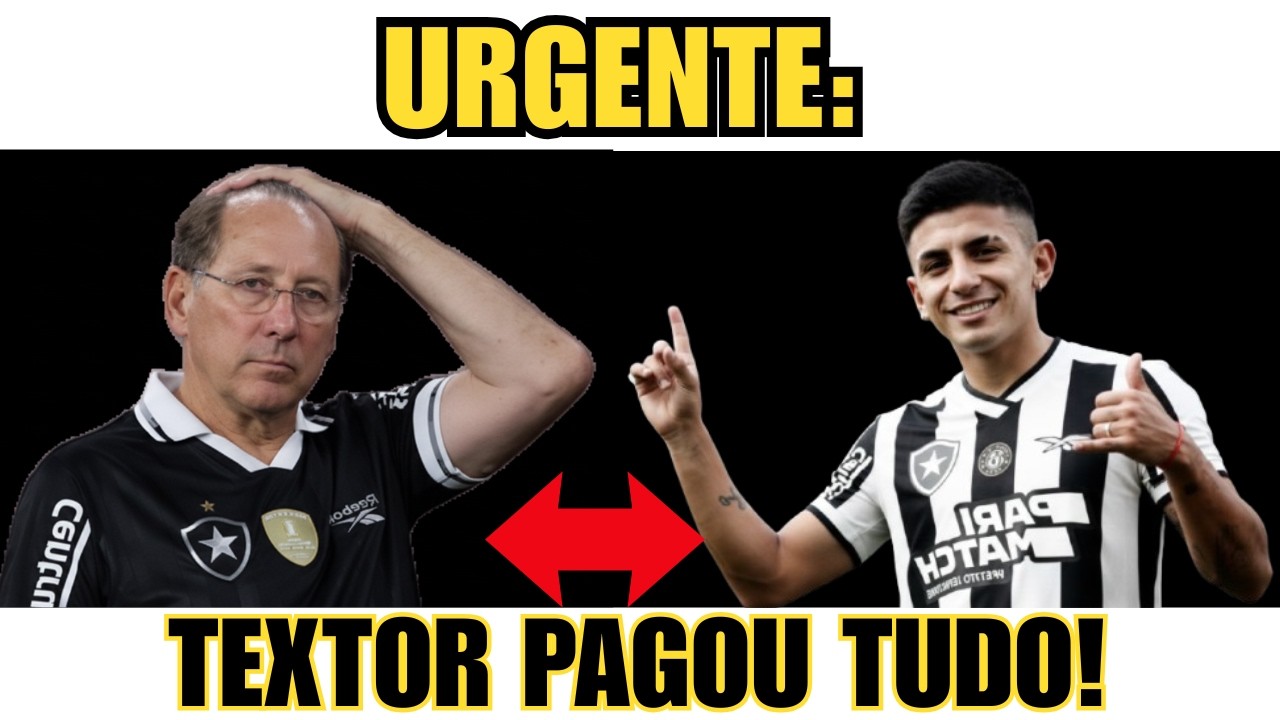 🚨 URGENTE:TEXTOR PAGOU TUDO! FIM DO TRANSFER BAN E A AJUDA DE ALMADA